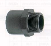 PVC-Übergangsmuffennippel 1 1/4" AG x 40mm (SB-AB 113)