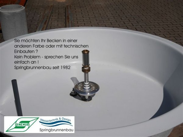 GFK-Springbrunnenbecken d 150x60cm (SI 95167)