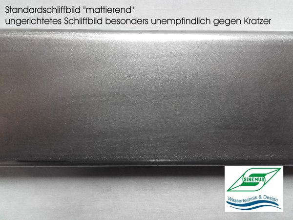 Edelstahl-Vollmetallbecken 150x100x50cm (SI 95384)